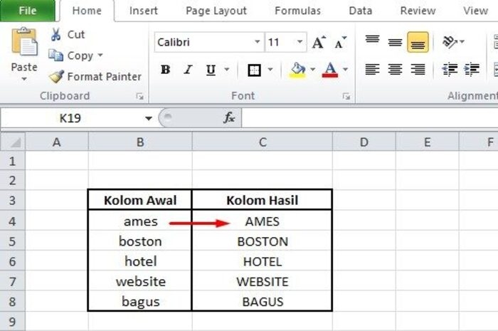 Panduan Lengkap, Mengubah Huruf Kapital di Excel Dengan Mudah