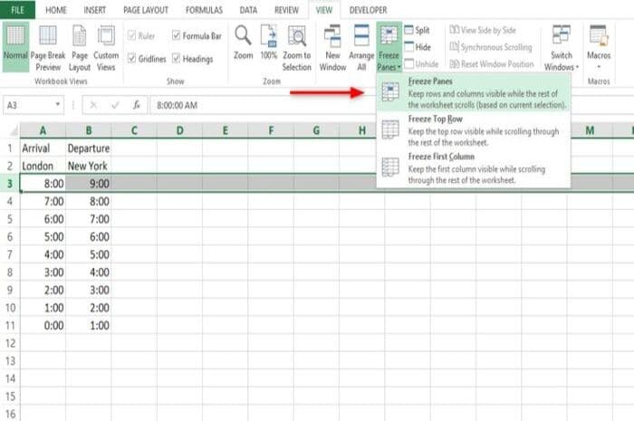 Bekerja Lebih Efisien, Cara Freeze Kolom di Microsoft Excel Untuk Pemula