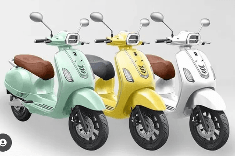 Terobosan Aima Q7, Motor Listrik Bergaya Vespa dengan Fitur Modern dan Spesifikasinya