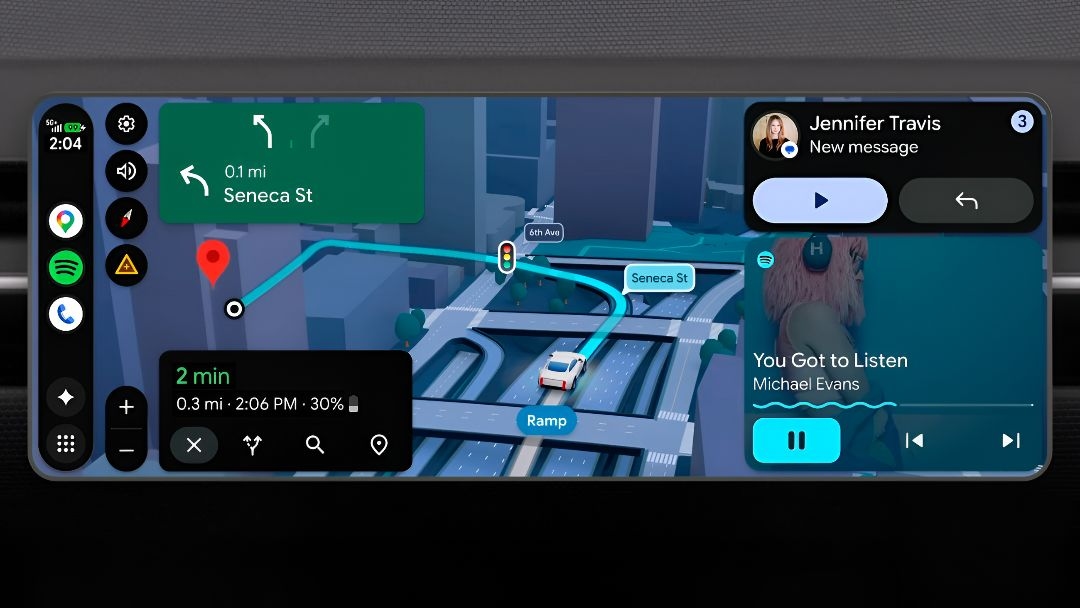 Bug Android Auto Bikin Google Maps Tetap Terang Saat Malam Hari