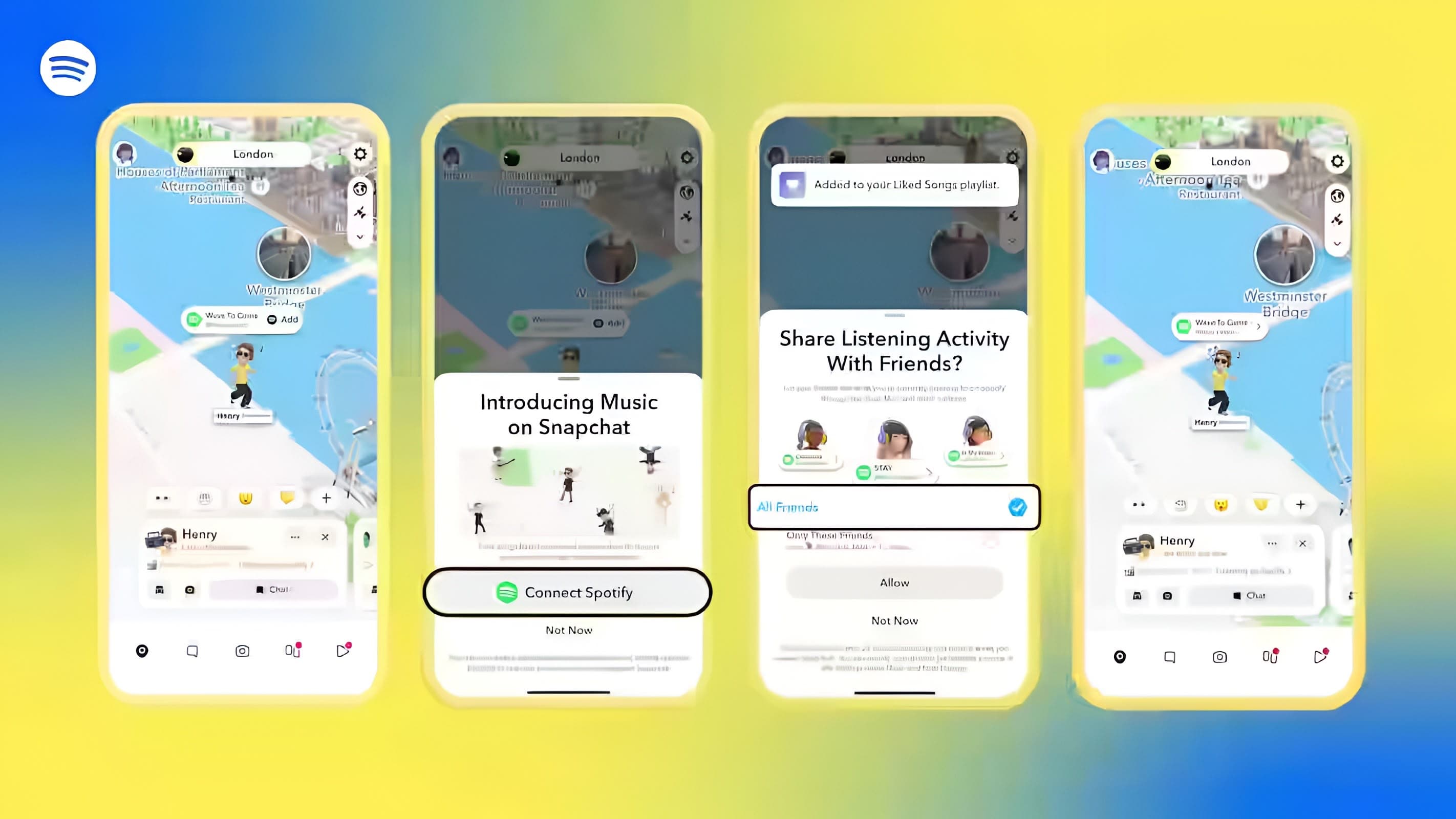 Snapchat Hadirkan Fitur Now Playing, Pengguna Bisa Lihat Lagu Spotify yang Didengar Teman di Snap Map