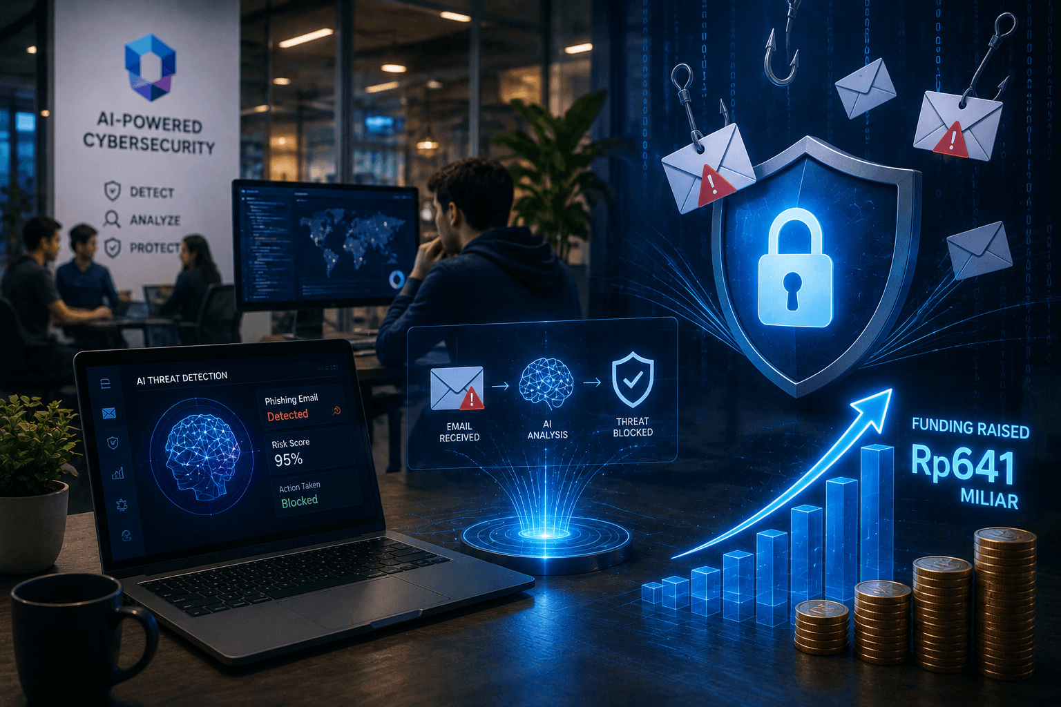 Startup Besutan Eks Karyawan Google Raih Rp641 Miliar untuk Lawan Phishing AI
